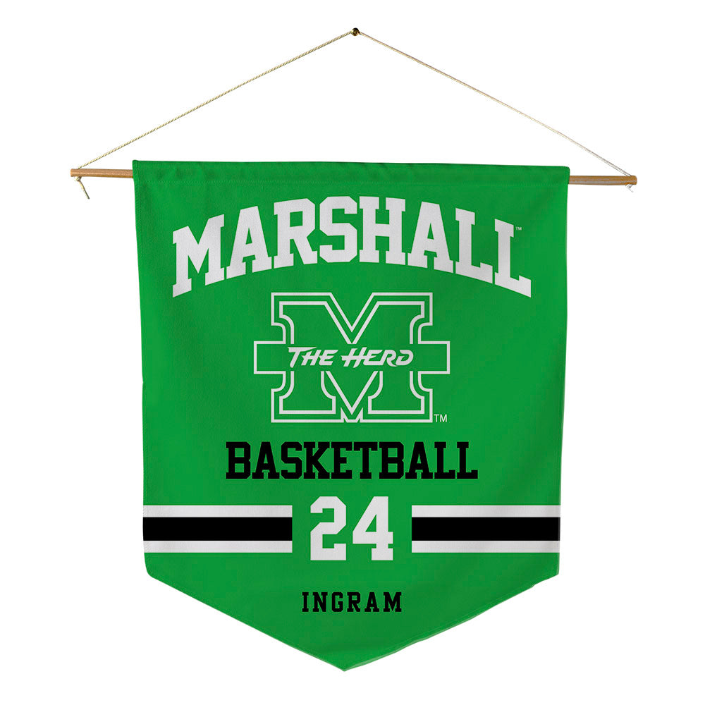 Marshall - NCAA Women's Basketball : Kassie Ingram - Pennant - 18" x 21"-0
