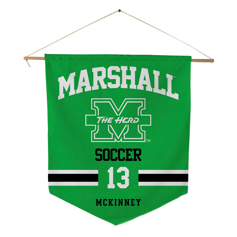 Marshall - NCAA Women's Soccer : Rylie McKinney - Pennant - 18" x 21"-0