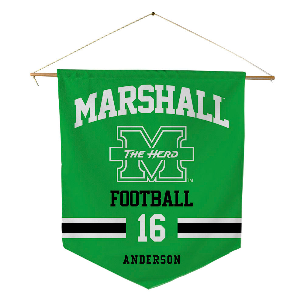 Marshall - NCAA Football : Kendell Anderson - Pennant - 18" x 21"-0