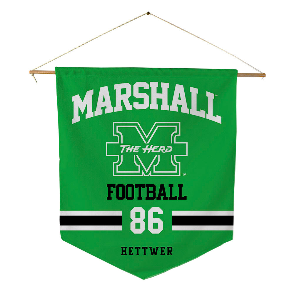 Marshall - NCAA Football : Brandon Hettwer - Pennant - 18" x 21"-0