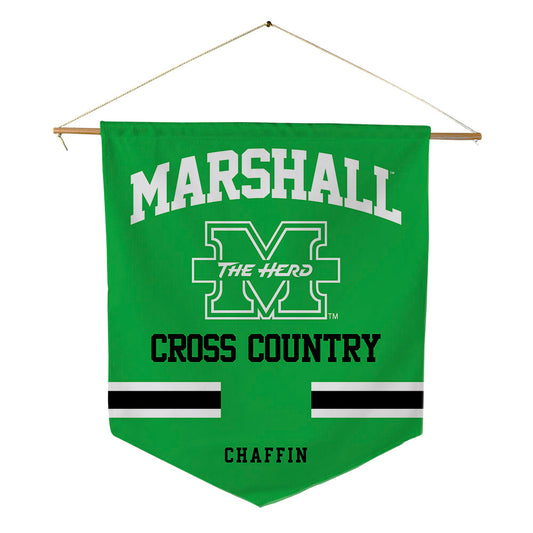 Marshall - NCAA Men's Cross Country : Michael Chaffin - Pennant - 18" x 21"-0