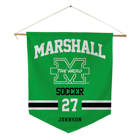 Marshall - NCAA Women's Soccer : Ruby Johnson - Pennant - 18" x 21"-0
