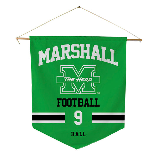 Marshall - NCAA Football : Brayden Hall - Pennant - 18" x 21"-0