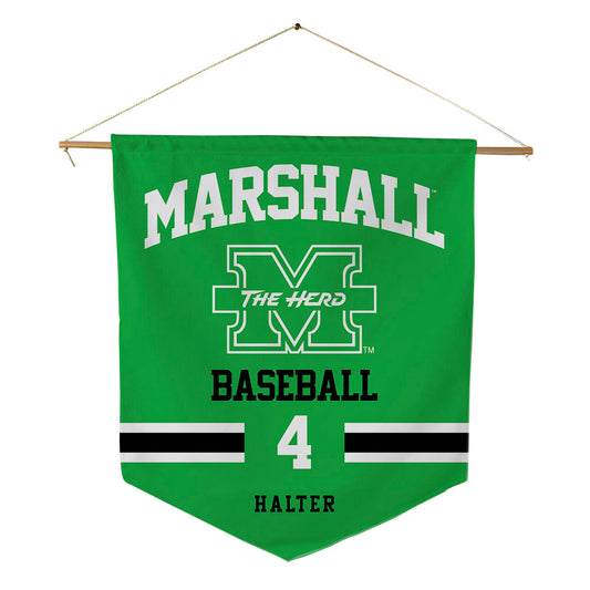 Marshall - NCAA Baseball : Jackson Halter - Pennant - 18" x 21"-0