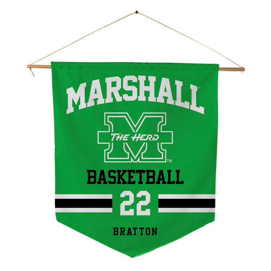 Marshall - NCAA Women's Basketball : Emily Bratton - Pennant - 18" x 21"-0