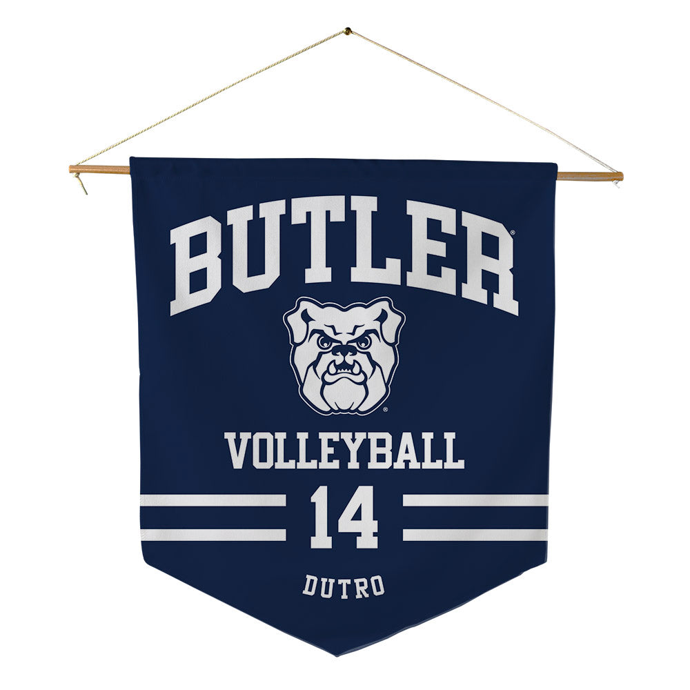 Butler - NCAA Women's Volleyball : Karen Dutro - Pennant - 18" x 21"-0