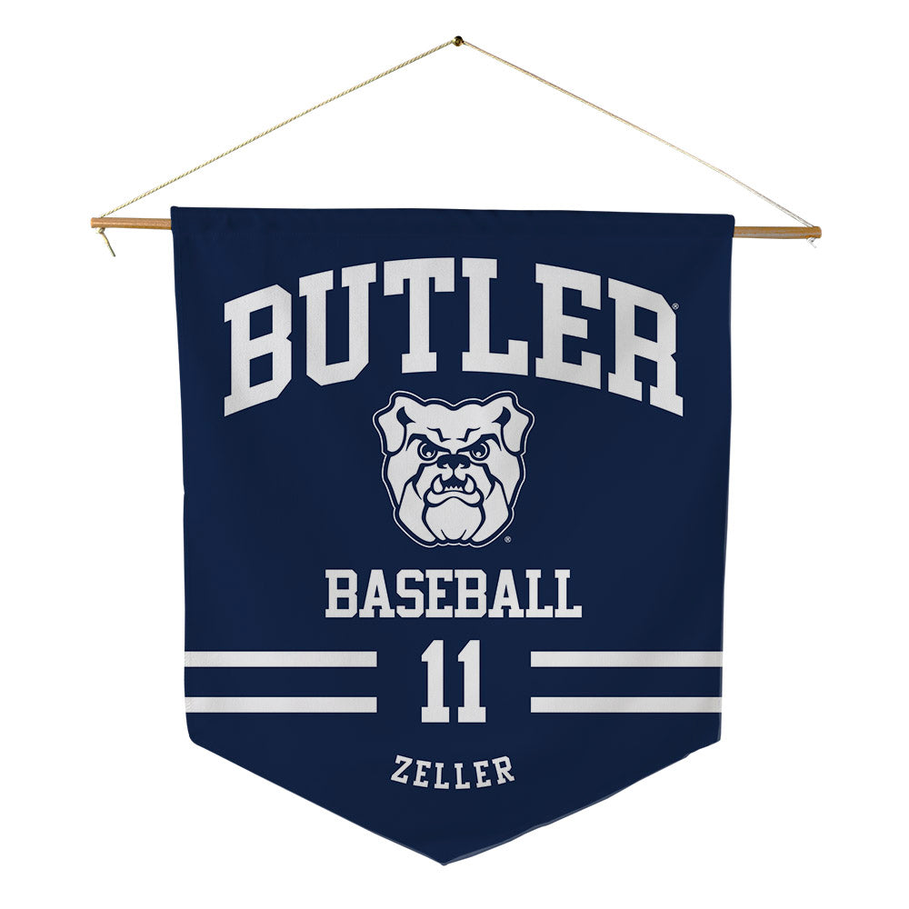 Butler - NCAA Baseball : Jack Zeller - Pennant - 18" x 21"-0