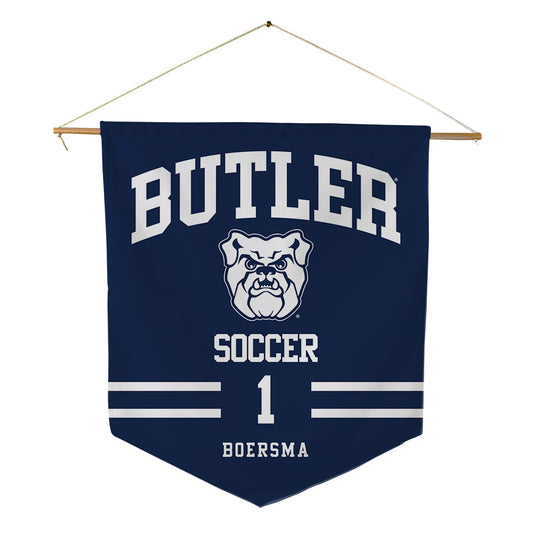 Butler - NCAA Men's Soccer : Brooks Boersma - Pennant - 18" x 21"-0