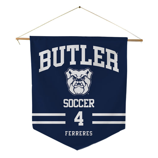 Butler - NCAA Men's Soccer : Manolo Ferreres - Pennant - 18" x 21"-0