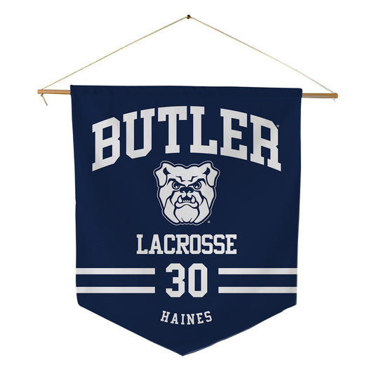 Butler - NCAA Women's Lacrosse : Addison Haines - Pennant - 18" x 21"-0