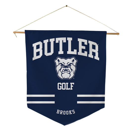 Butler - NCAA Men's Golf : Nicholas Brooks - Pennant - 18" x 21"-0