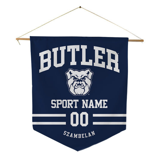 Butler - NCAA Baseball : Rocco Szambelan - Pennant - 18" x 21"-0