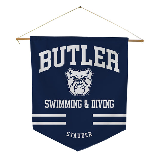 Butler - NCAA Women's Swimming & Diving : Annie Stauder - Pennant - 18" x 21"-0