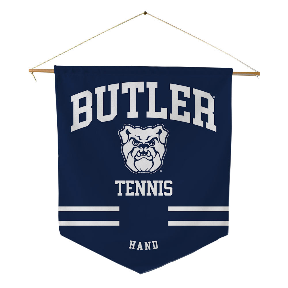 Butler - NCAA Men's Tennis : Shane Hand - Pennant - 18" x 21"-0