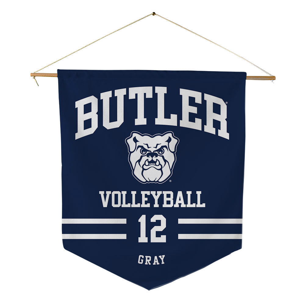 Butler - NCAA Women's Volleyball : Lucy Gray - Pennant - 18" x 21"-0