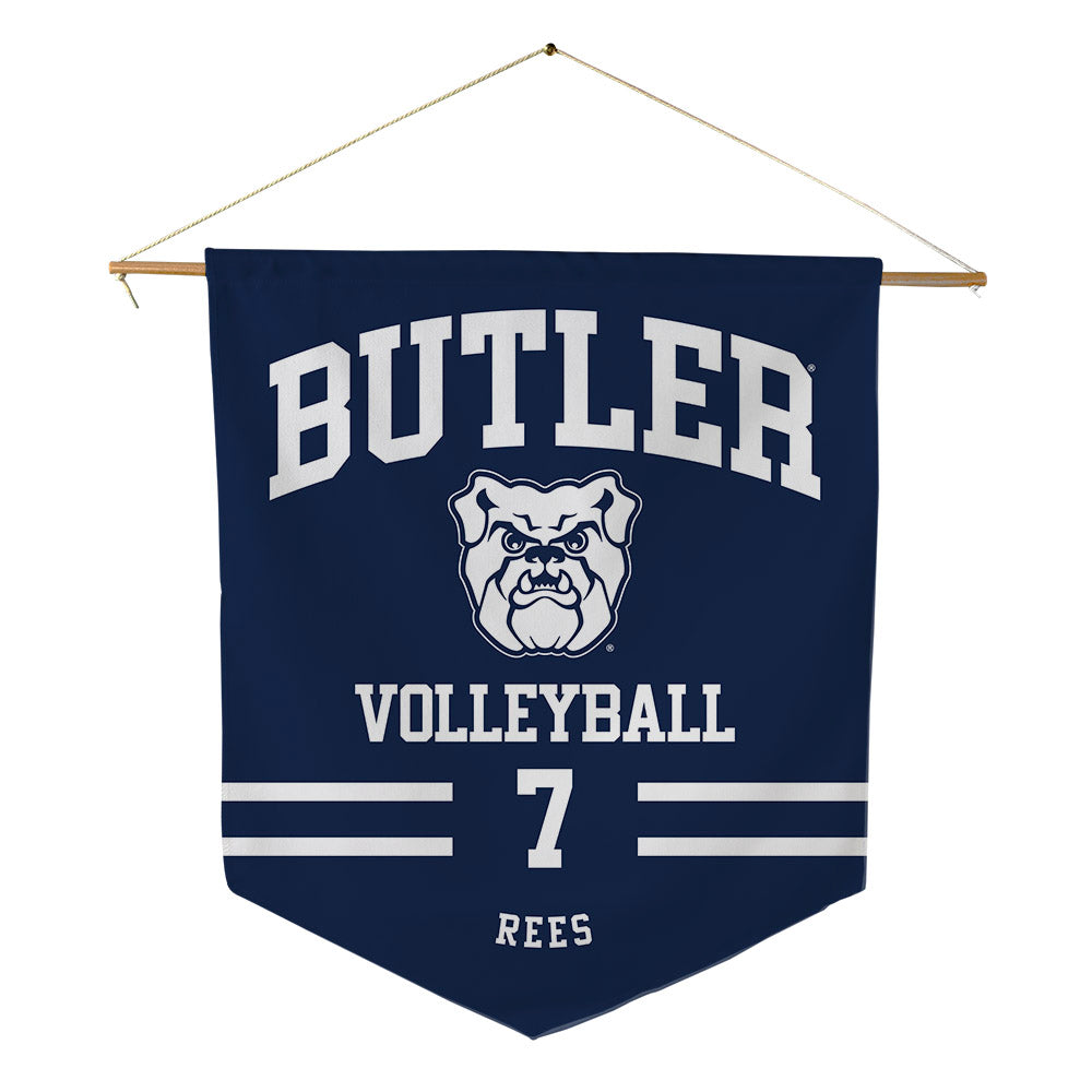 Butler - NCAA Women's Volleyball : Ellery Rees - Pennant - 18" x 21"-0