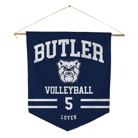 BU - NCAA Women's Volleyball : Jersey Loyer - Pennant - 18" x 21"-0
