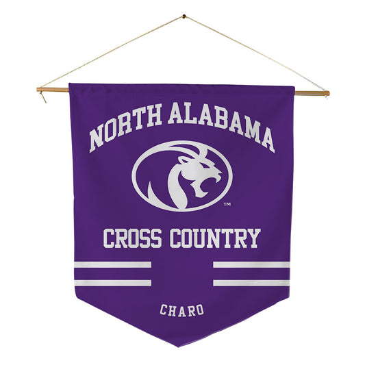 North Alabama - NCAA Women's Cross Country : Aaliyah Charo - Pennant - 18" x 21"-0