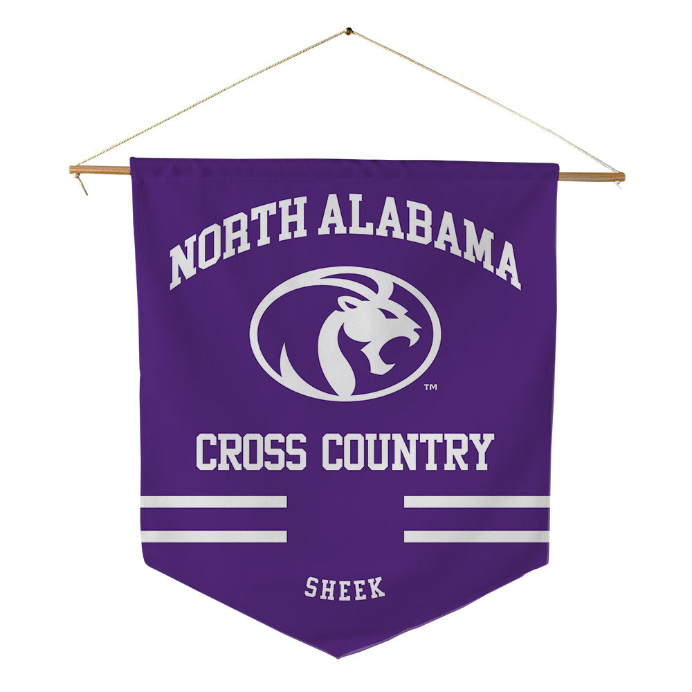 North Alabama - NCAA Men's Cross Country : Thomas Sheek - Pennant - 18" x 21"-0