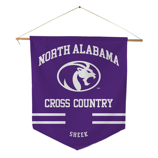 North Alabama - NCAA Men's Cross Country : Thomas Sheek - Pennant - 18" x 21"-0