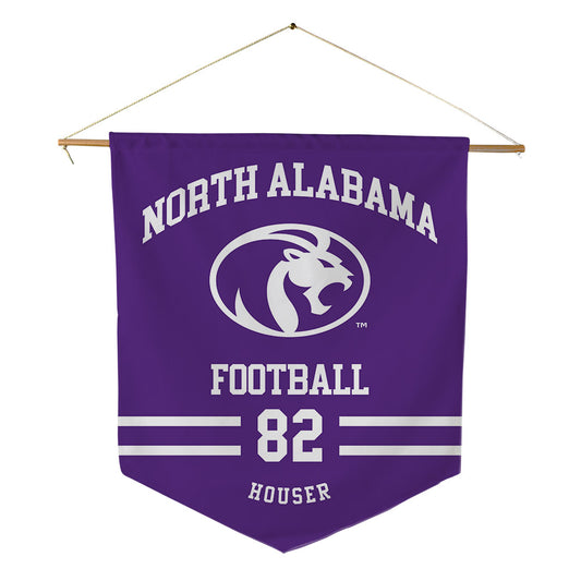 North Alabama - NCAA Football : Clint Houser - Pennant - 18" x 21"-0