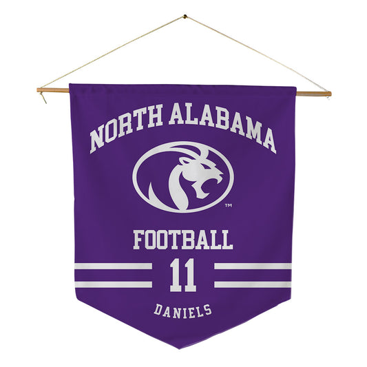 North Alabama - NCAA Football : Jalyn Daniels - Pennant - 18" x 21"-0