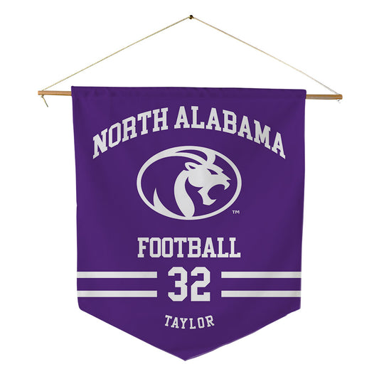 North Alabama - NCAA Football : Roderick Taylor - Pennant - 18" x 21"-0