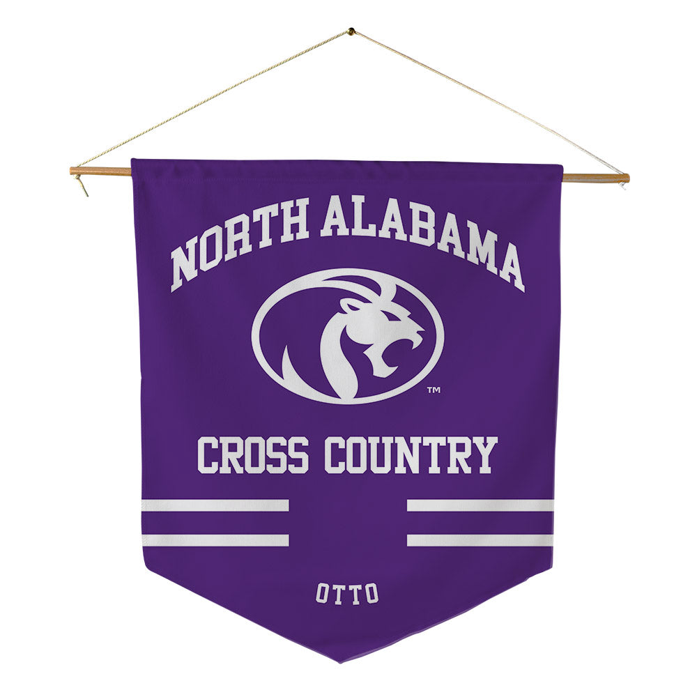 North Alabama - NCAA Men's Cross Country : Owen Otto - Pennant - 18" x 21"-0
