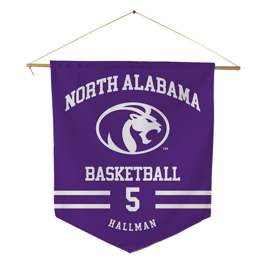 North Alabama - NCAA Women's Basketball : Brooke Hallman - Pennant - 18" x 21"-0