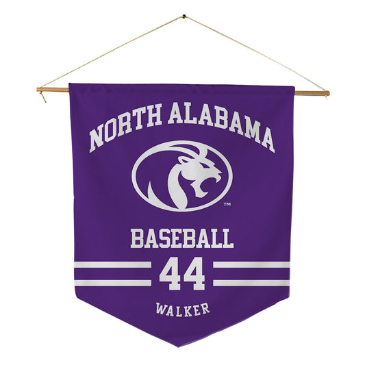 North Alabama - NCAA Baseball : Wes Walker - Pennant - 18" x 21"-0