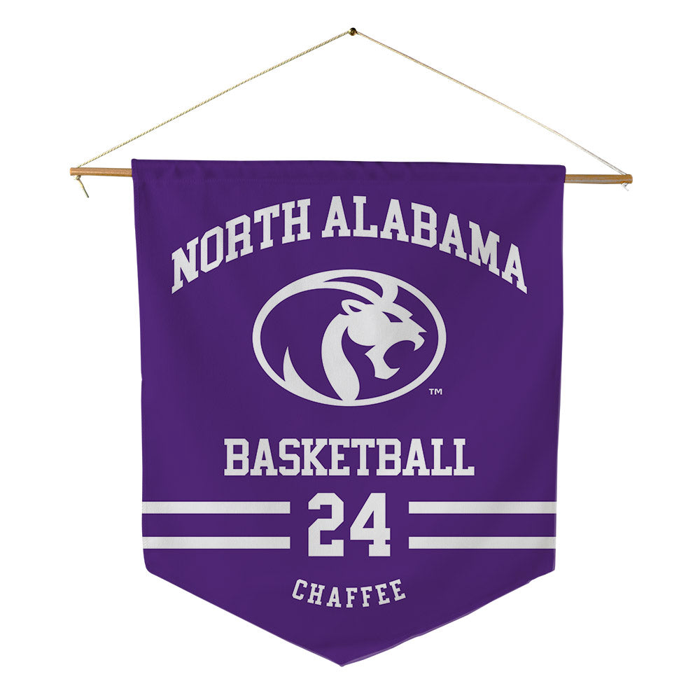 North Alabama - NCAA Men's Basketball : Mitchell Chaffee - Pennant - 18" x 21"-0