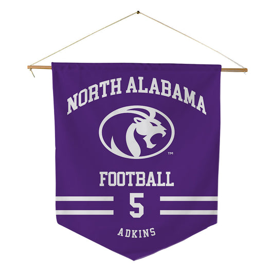 North Alabama - NCAA Football : Cayden Adkins - Pennant - 18" x 21"-0