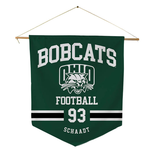 Ohio - NCAA Football : Owen Schaadt - Pennant - 18" x 21"-0