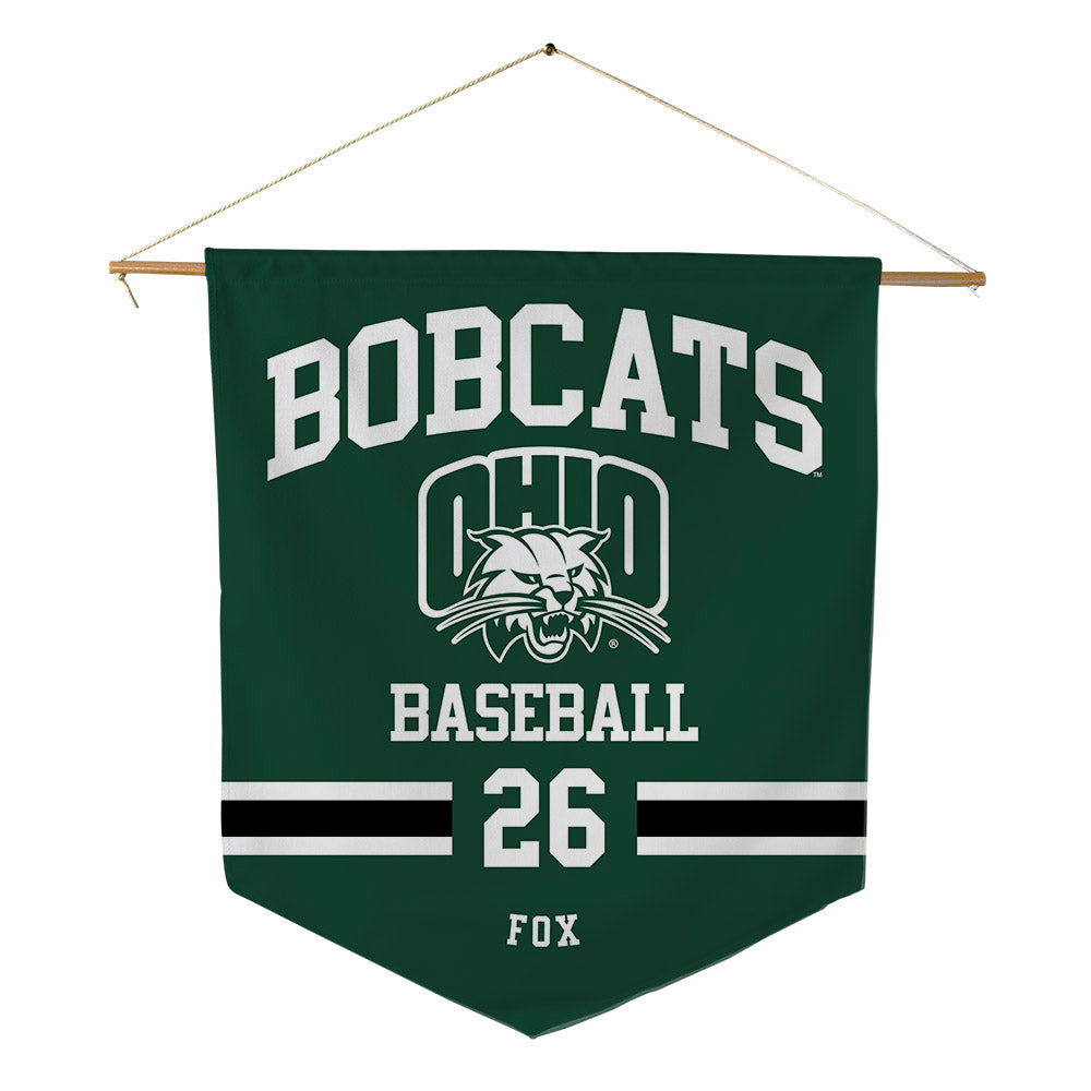Ohio - NCAA Baseball : Sean Fox - Pennant - 18" x 21"-0