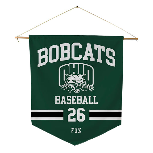 Ohio - NCAA Baseball : Sean Fox - Pennant - 18" x 21"-0