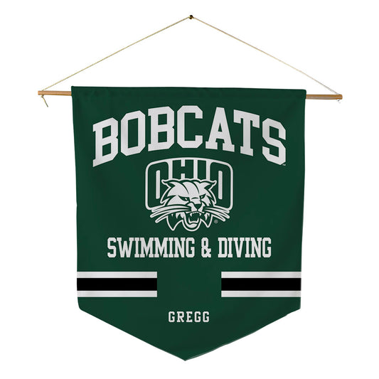 Ohio - NCAA Women's Swimming & Diving : Anna Gregg - Pennant - 18" x 21"-0