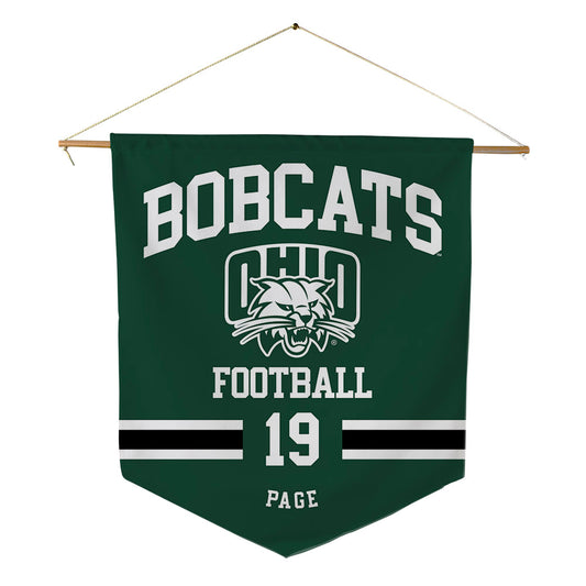 Ohio - NCAA Football : Kaden Page - Pennant - 18" x 21"-0