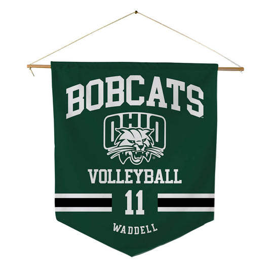 Ohio - NCAA Women's Volleyball : emily waddell - Pennant - 18" x 21"-0