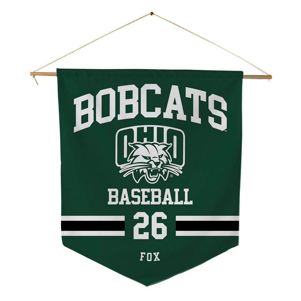 Ohio - NCAA Baseball : Sean Fox - Pennant - 18" x 21"-0