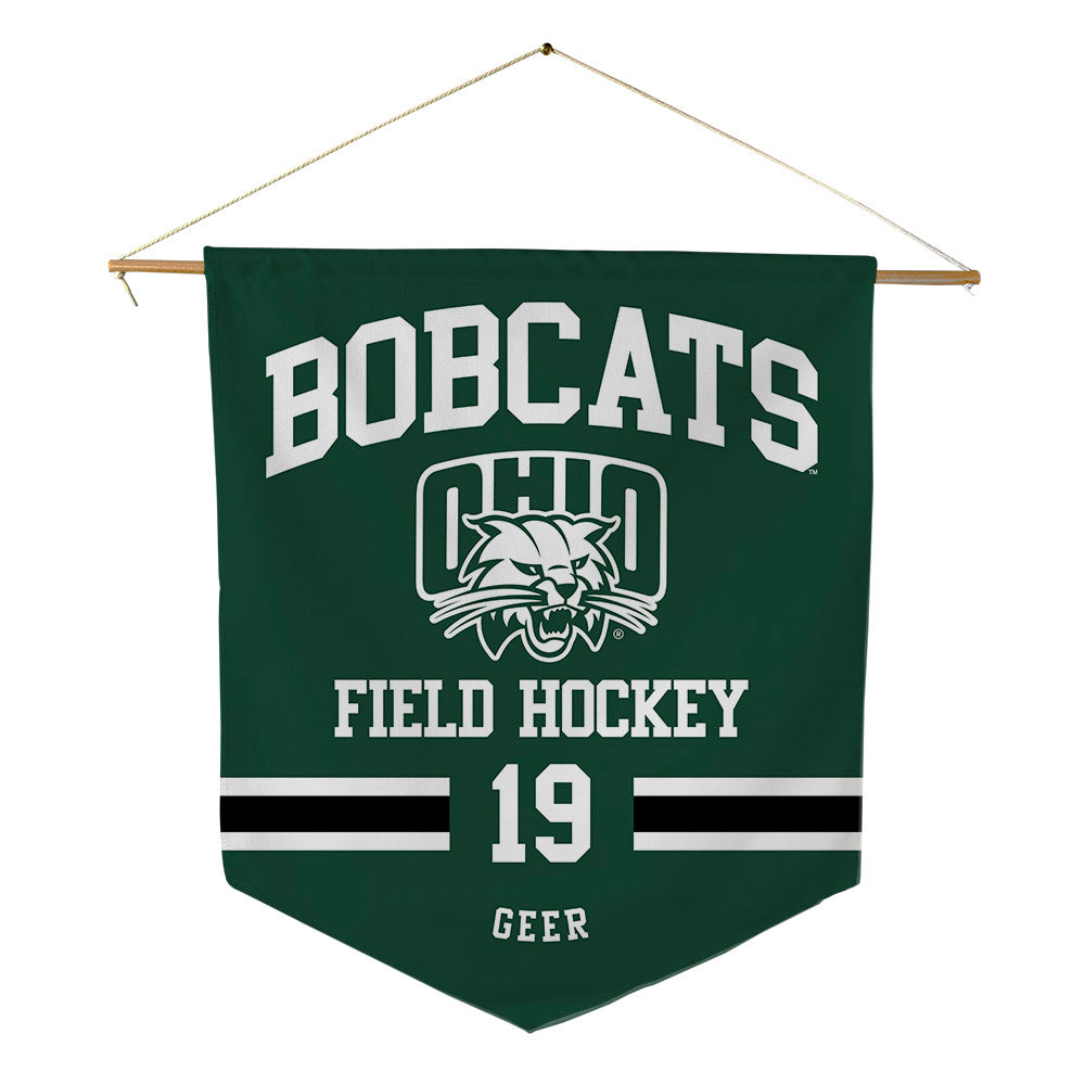 Ohio - NCAA Women's Field Hockey : Adi Geer - Pennant - 18" x 21"-0