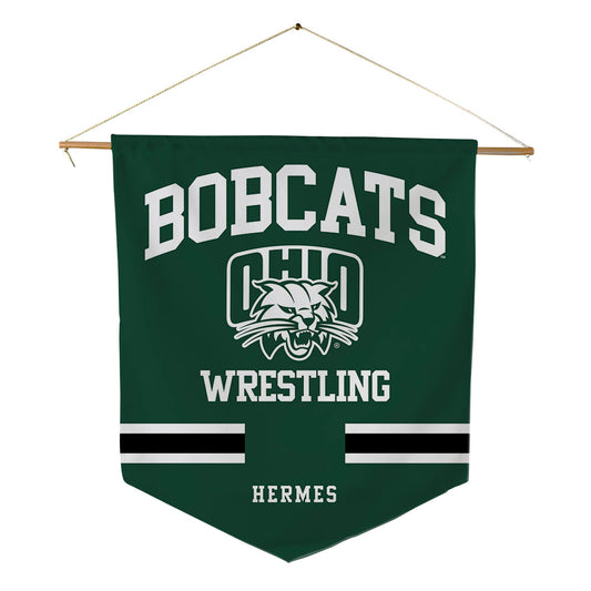 Ohio - NCAA Wrestling : Abe Hermes - Pennant - 18" x 21"-0