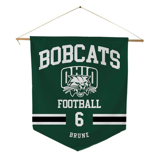 Ohio - NCAA Football : Duncan Brune - Pennant - 18" x 21"-0