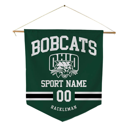 Ohio - NCAA Football : Zach Hackleman - Pennant - 18" x 21"-0
