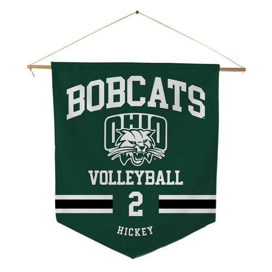 Ohio - NCAA Women's Volleyball : Kendall Hickey - Pennant - 18" x 21"-0