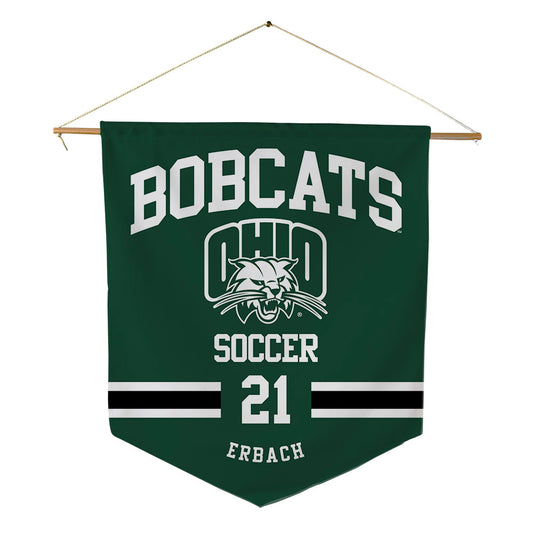 Ohio - NCAA Women's Soccer : Kendal Erbach - Pennant - 18" x 21"-0