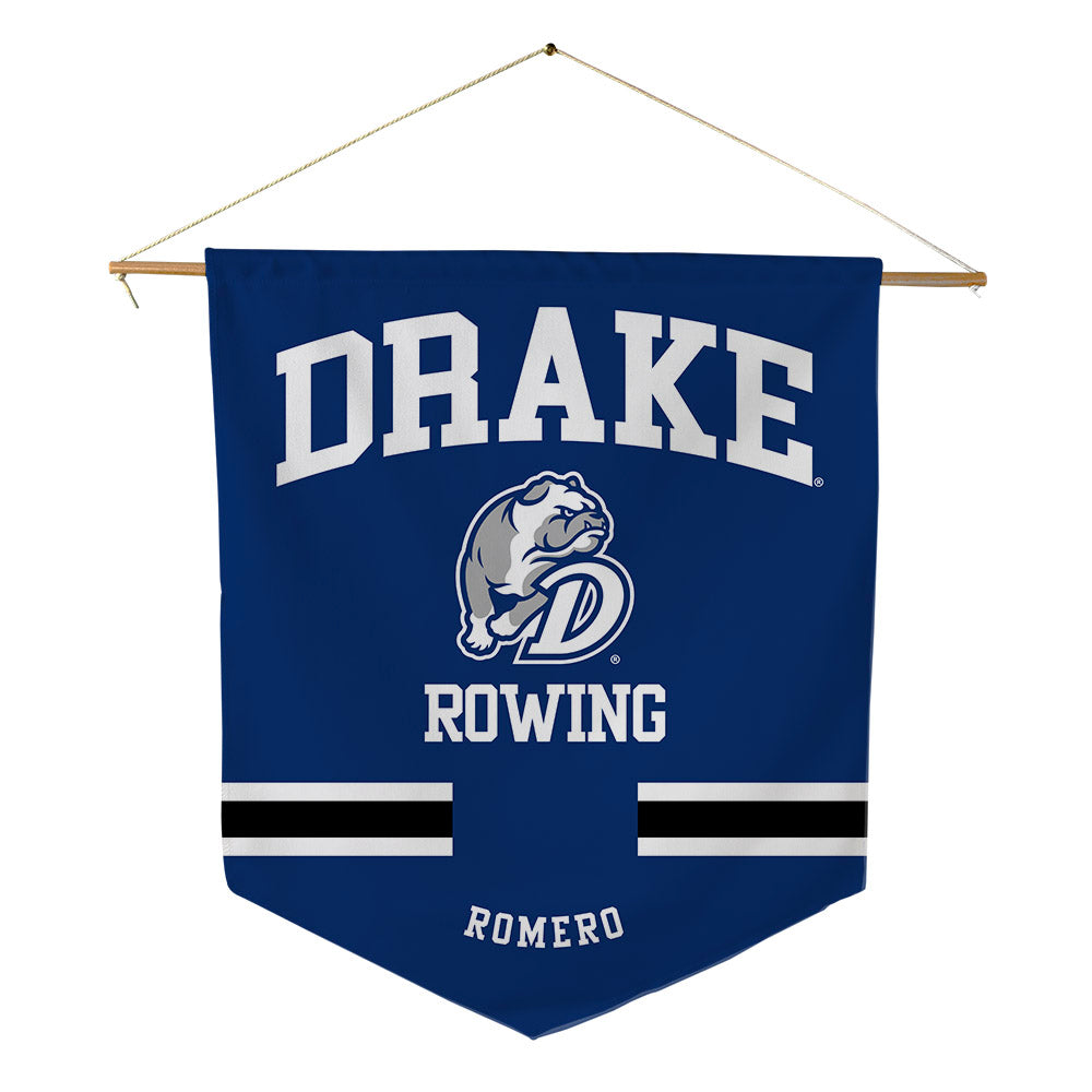 Drake - NCAA Women's Rowing : Ellie Romero - Pennant - 18" x 21"-0