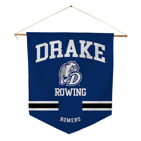 Drake - NCAA Women's Rowing : Ellie Romero - Pennant - 18" x 21"-0