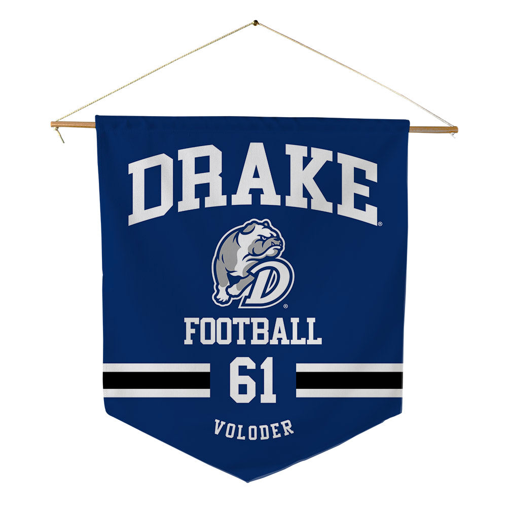 Drake - NCAA Football : Armand Voloder - Pennant - 18" x 21"-0