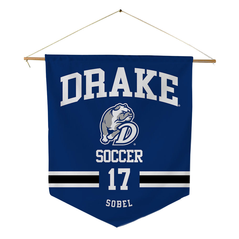 Drake - NCAA Women's Soccer : Ivy Sobel - Pennant - 18" x 21"-0