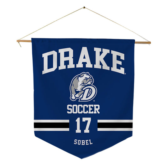 Drake - NCAA Women's Soccer : Ivy Sobel - Pennant - 18" x 21"-0